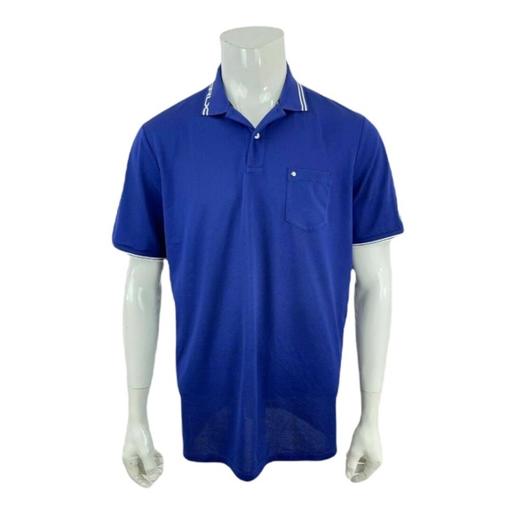 Polo Ralph Lauren RLX Blue Vintage Ryder Cup 2002 Medinah Mens Large - Picture 3 of 9